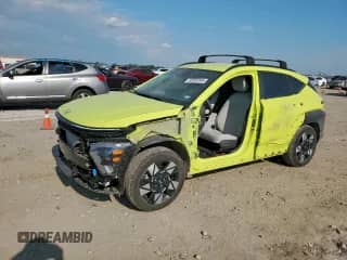 2024 Hyundai Kona SEL with VIN KM8HB3AB8RU180988, listed as a Copart auction lot 80263345 with 4,870 mi miles and Salvage title. Bid and sale history available at DreamBid. Image 1.
