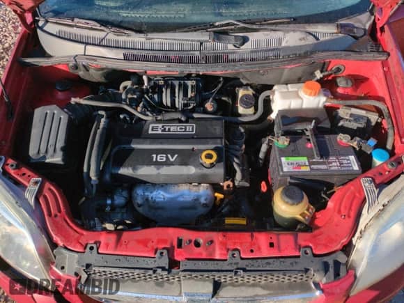 2007 Chevrolet Aveo LS z VIN KL1TD56687B078381, wystawiony jako Copart lot #87012844 z przebiegiem 153 019 mil mil oraz Szkoda całkowita • Salvage title. Historia ofert i sprzedaży dostępna na DreamBid. Obrazek 11.