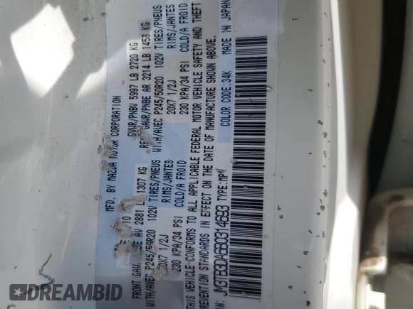 ✅ 2011 Mazda CX-9 Grand Touring • VIN: JM3TB3DA6B0314693 • Lot: 81065565. Wystawiony na Copart z przebiegiem 185 354 mil. Bezpłatny archiwum sprzedaży aukcyjnych z USA i szczegółowy raport historii pojazdu na DreamBid. Zdjęcie 13.