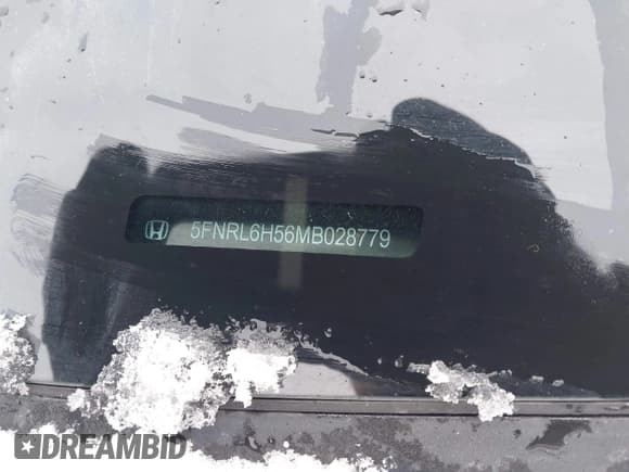 ✅ 2021 Honda Odyssey EX • VIN: 5FNRL6H56MB028779 • Lot: 43796865. Listed on IAAI with 299,640 mi. Free auction sales archive from the USA and detailed vehicle history report at DreamBid. Image 9.