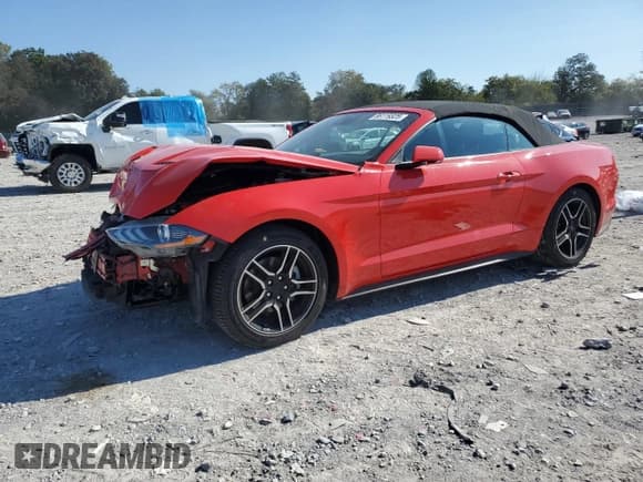 ✅ 2022 Ford Mustang EcoBoost Premium • VIN: 1FATP8UH1N5124303 • Лот: 86119325. Опубликован ранее на Copart с пробегом 61 002 миль. Бесплатный доступ к архиву аукционных продаж из США и подробный отчёт об истории автомобиля на DreamBid. Изображение 1.
