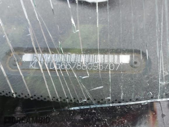 ✅ 2008 Chevrolet Aveo LS • VIN: KL1TD56678B095707 • Lot: 43707910. Listed on IAAI with Not provided. Free auction sales archive from the USA and detailed vehicle history report at DreamBid. Image 9.