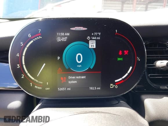 ✅ 2022 MINI Convertible John Cooper Works • VIN: WMW63DL0XN3P15732 • Lot: 41807134. Listed on IAAI with 52,631 mi. Free auction sales archive from the USA and detailed vehicle history report at DreamBid. Image 7.