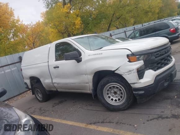 ✅ 2023 Chevrolet Silverado 1500 Work Truck • VIN: 3GCNAAEK8PG365227 • Lot: 43523632. Listed on IAAI with 252,253 mi. Free auction sales archive from the USA and detailed vehicle history report at DreamBid. Image 13.