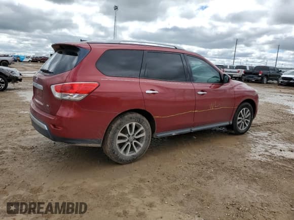 ✅ 2015 Nissan Pathfinder S • VIN: 5N1AR2MN4FC651257 • Lot: 56143825. Listed on Copart with 164,738 mi. Free auction sales archive from the USA and detailed vehicle history report at DreamBid. Image 3.