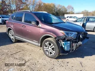✅ 2018 Toyota RAV4 LE • VIN: 2T3BFREV8JW841920 • Lot: 43658930. Listed on IAAI with 123,242 mi. Free auction sales archive from the USA and detailed vehicle history report at DreamBid. Image 1.