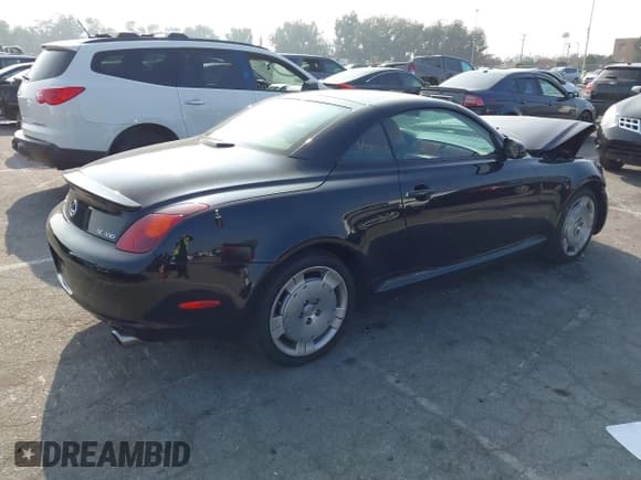 ✅ 2002 Lexus SC 430 • VIN: JTHFN48Y620013365 • Lot: 40978149. Listed on IAAI with 151,147 mi. Free auction sales archive from the USA and detailed vehicle history report at DreamBid. Image 4.