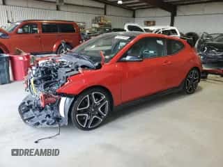 2021 Hyundai Veloster с VIN KMHT36AH5MU008813, выставлен на аукционе Copart как лот 59127424 с пробегом 36 909 миль миль и Списание • Salvage title. История ставок и продаж доступна на DreamBid. Изображение 1.