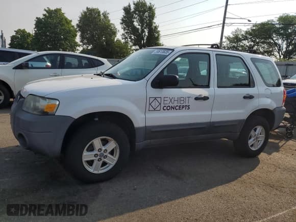 ✅ 2007 Ford Escape XLS • VIN: 1FMYU02Z07KB19776 • Lot: 59613635. Listed on Copart with 155,231 mi. Free auction sales archive from the USA and detailed vehicle history report at DreamBid. Image 1.