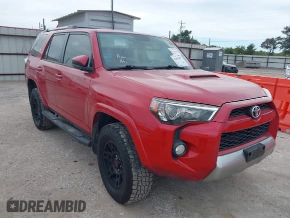 ✅ 2018 Toyota 4Runner SR5 • VIN: JTEBU5JR8J5609327 • Лот: 42693497. Опубликован ранее на IAAI с пробегом 80 515 миль. Бесплатный доступ к архиву аукционных продаж из США и подробный отчёт об истории автомобиля на DreamBid. Изображение 1.