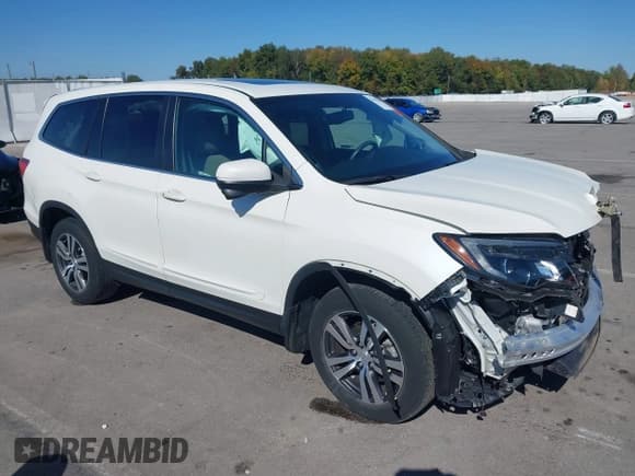 ✅ 2018 Honda Pilot EX-L • VIN: 5FNYF5H59JB022239 • Лот: 43415740. Опубликован ранее на IAAI с пробегом 57 130 миль. Бесплатный доступ к архиву аукционных продаж из США и подробный отчёт об истории автомобиля на DreamBid. Изображение 1.