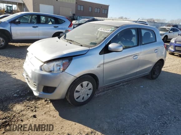 ✅ 2015 Mitsubishi Mirage DE • VIN: ML32A3HJ2FH048049 • Lot: 84293544. Listed on Copart with 110,241 mi. Free auction sales archive from the USA and detailed vehicle history report at DreamBid. Image 1.