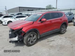 2021 Hyundai Santa Fe SE z VIN 5NMS1DAJ2MH351597, wystawiony jako Copart lot #58300925 z przebiegiem 58 548 mil mil oraz Szkoda całkowita • Salvage title. Historia ofert i sprzedaży dostępna na DreamBid. Obrazek 1.