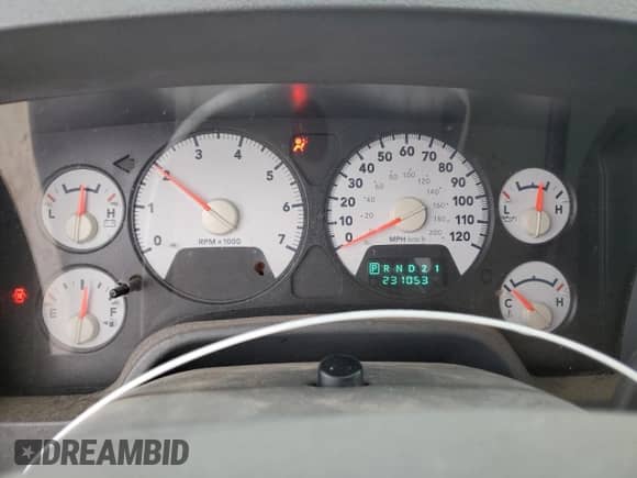 ✅ 2006 Dodge 1500 ST • VIN: 1D7HA16N76J113008 • Лот: 80035914. Размещён на Copart с пробегом 231 053 миль миль. Получите бесплатный доступ к архиву аукционных продаж из США и посмотрите подробный отчёт об истории автомобиля на DreamBid. Изображение 9.