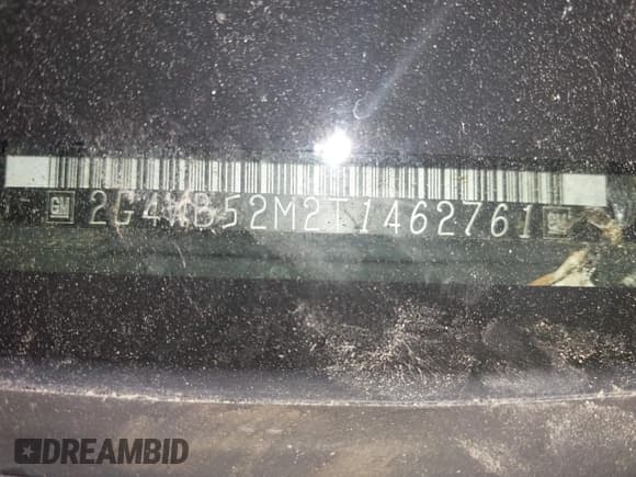 ✅ 1996 Buick Regal Custom • VIN: 2G4WB52M2T1462761 • Lot: 42483788. Listed on IAAI with 156,925 mi. Free auction sales archive from the USA and detailed vehicle history report at DreamBid. Image 9.