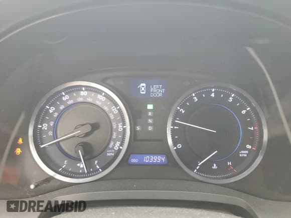 ✅ 2012 Lexus IS 350 • VIN: JTHBE5C23C5030345 • Lot: 80299145. Listed on Copart with 103,994 mi. Free auction sales archive from the USA and detailed vehicle history report at DreamBid. Image 9.