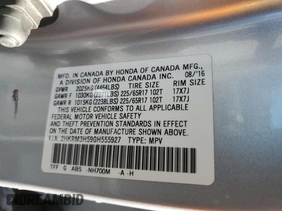 ✅ 2016 Honda CR-V EX • VIN: 2HKRM3H59GH555927 • Lot: 84592625. Wystawiony na Copart z przebiegiem 105 745 mil. Bezpłatny archiwum sprzedaży aukcyjnych z USA i szczegółowy raport historii pojazdu na DreamBid. Zdjęcie 14.