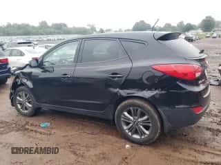 2015 Hyundai Tucson GLS with VIN KM8JTCAF4FU092081, listed as a Copart auction lot 66507524 with 130,014 mi miles and Salvage title. Bid and sale history available at DreamBid. Image 2.