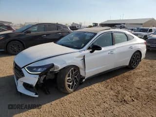 ✅ 2022 Hyundai Sonata N Line • VIN: KMHL14JC8NA225970 • Лот: 68551525. Опубликован ранее на Copart с пробегом 33 688 миль. Бесплатный доступ к архиву аукционных продаж из США и подробный отчёт об истории автомобиля на DreamBid. Изображение 1.