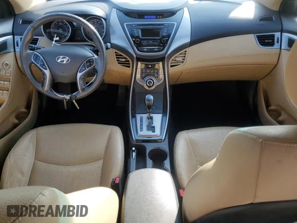 ✅ 2013 Hyundai Elantra Limited • VIN: KMHDH4AE4DU707060 • Lot: 65143745. Listed on Copart with 96,025 mi. Free auction sales archive from the USA and detailed vehicle history report at DreamBid. Image 8.