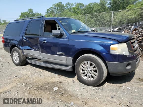 ✅ 2007 Ford Expedition Max XLT • VIN: 1FMFK16527LA33857 • Lot: 59376515. Wystawiony na Copart z przebiegiem 262 960 mil. Bezpłatny archiwum sprzedaży aukcyjnych z USA i szczegółowy raport historii pojazdu na DreamBid. Zdjęcie 4.