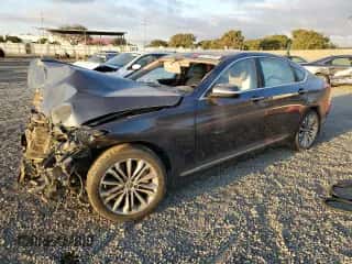 2015 Hyundai Genesis 3.8L z VIN KMHGN4JE2FU083946, wystawiony jako Copart lot #81179094 z przebiegiem Nie podano mil oraz Szkoda całkowita • Salvage title. Historia ofert i sprzedaży dostępna na DreamBid. Obrazek 1.