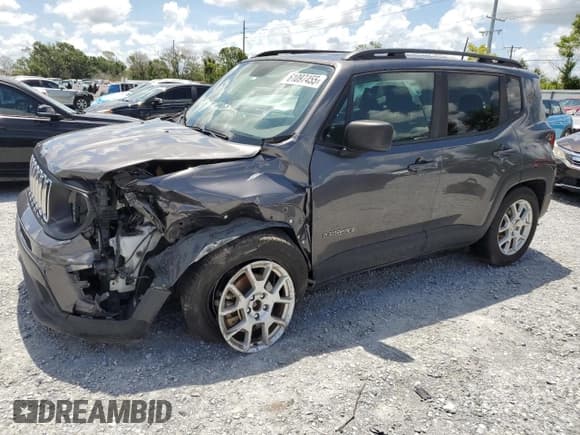 ✅ 2019 Jeep Renegade Sport • VIN: ZACNJAAB8KPK71469 • Lot: 61097455. Listed on Copart with 140,344 mi. Free auction sales archive from the USA and detailed vehicle history report at DreamBid. Image 1.
