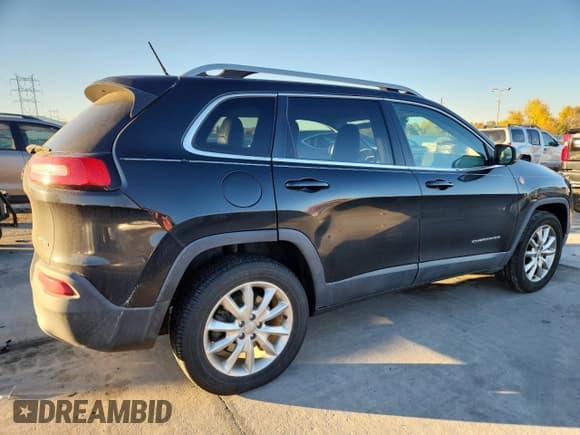 ✅ 2014 Jeep Cherokee Limited • VIN: 1C4PJMDS7EW281099 • Lot: 90510395. Wystawiony na Copart z przebiegiem 113 441 mil. Bezpłatny archiwum sprzedaży aukcyjnych z USA i szczegółowy raport historii pojazdu na DreamBid. Zdjęcie 3.