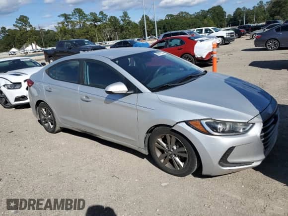 2018 Hyundai Elantra SEL with VIN 5NPD84LF7JH347850, listed as a Copart auction lot 90697525 with 101,712 mi miles and Clean title. Bid and sale history available at DreamBid. Image 4.