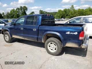 2004 Dodge Dakota SLT z VIN 1D7HG48N14S693523, wystawiony jako Copart lot #63211474 z przebiegiem 166 844 mil mil oraz Szkoda całkowita • Salvage title. Historia ofert i sprzedaży dostępna na DreamBid. Obrazek 2.