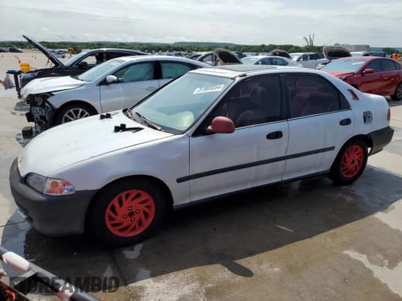 ✅ 1992 Honda Civic DX • VIN: JHMEG8541NS040285 • Lot: 51985054. Listed on Copart with 312,042 mi. Free auction sales archive from the USA and detailed vehicle history report at DreamBid. Image 1.