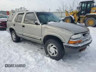2001 Chevrolet Blazer LT z VIN 1GNDT13W91K239137, wystawiony jako Copart lot #88429655 z przebiegiem 163 132 mil mil oraz Szkoda całkowita • Salvage title. Historia ofert i sprzedaży dostępna na DreamBid. Obrazek 4.