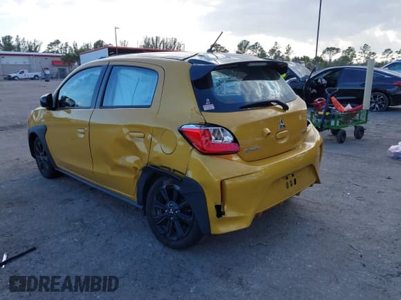 ✅ 2024 Mitsubishi Mirage Black Edition • VIN: ML32AWHJ2RH005711 • Lot: 41578469. Listed on IAAI with 11,213 mi. Free auction sales archive from the USA and detailed vehicle history report at DreamBid. Image 6.