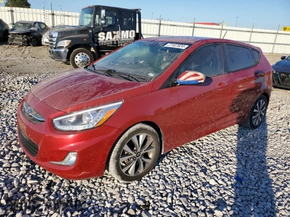 ✅ 2017 Hyundai Accent Sport • VIN: KMHCU5AEXHU365990 • Лот: 77107824. Опубликован ранее на Copart с пробегом 29 136 миль. Бесплатный доступ к архиву аукционных продаж из США и подробный отчёт об истории автомобиля на DreamBid. Изображение 1.