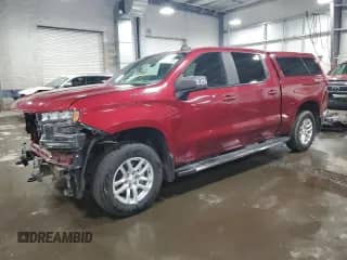 2019 Chevrolet Silverado 1500 LT with VIN 1GCUYDED0KZ106797, listed as a Copart auction lot 61590085 with 62,713 mi miles and Salvage title. Bid and sale history available at DreamBid. Image 1.