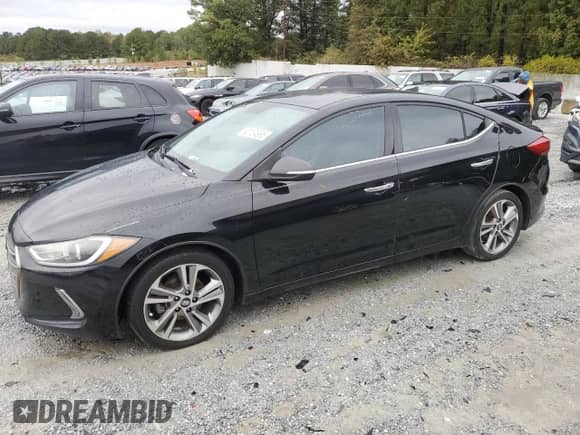 2017 Hyundai Elantra SE with VIN 5NPD84LF7HH054024, listed as a Copart auction lot 90124995 with 119,109 mi miles and Clean title. Bid and sale history available at DreamBid. Image 1.