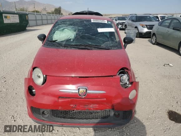 ✅ 2015 FIAT 500 Abarth • VIN: 3C3CFFFH9FT500850 • Lot: 68882695. Listed on Copart with 96,819 mi. Free auction sales archive from the USA and detailed vehicle history report at DreamBid. Image 5.