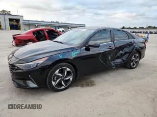 ✅ 2023 Hyundai Elantra Limited • VIN: KMHLN4AJ0PU035827 • Lot: 84614405. Listed on Copart with 40,930 mi. Free auction sales archive from the USA and detailed vehicle history report at DreamBid. Image 1.