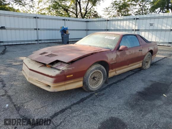 ✅ 1985 Pontiac Firebird Trans Am • VIN: 1G2FW87H6FN227678 • Lot: 69390554. Listed on Copart with Not provided. Free auction sales archive from the USA and detailed vehicle history report at DreamBid. Image 1.