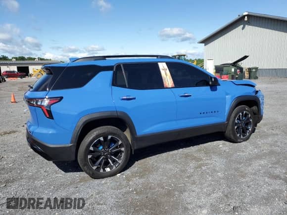 2025 Chevrolet Equinox AWD RS с VIN 3GNAXTEG8SL174077, выставлен на аукционе Copart как лот 58030455 с пробегом 7 368 миль миль и Списание • Salvage title. История ставок и продаж доступна на DreamBid. Изображение 3.