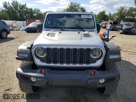 ✅ 2024 Jeep Wrangler Rubicon • VIN: 1C4PJXFG6RW336030 • Лот: 70732355. Опубликован ранее на Copart с пробегом 14 582 миль. Бесплатный доступ к архиву аукционных продаж из США и подробный отчёт об истории автомобиля на DreamBid. Изображение 5.