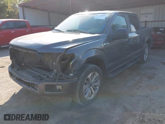 ✅ 2018 Ford F-150 XL • VIN: 1FTEW1CP4JKD67234 • Lot: 43336221. Listed on IAAI with 156,404 mi. Free auction sales archive from the USA and detailed vehicle history report at DreamBid. Image 2.