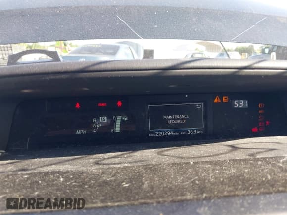 ✅ 2017 Toyota Prius Two • VIN: JTDZN3EU2HJ065380 • Lot: 42307177. Listed on IAAI with 220,294 mi. Free auction sales archive from the USA and detailed vehicle history report at DreamBid. Image 7.