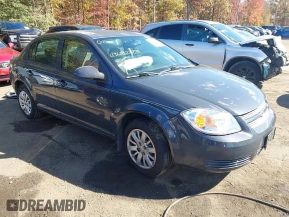 2009 Chevrolet Cobalt 1LT with VIN 1G1AT58H597198994, listed as a IAAI auction lot 43482555 with 160,091 mi miles and . Bid and sale history available at DreamBid. Image 1.