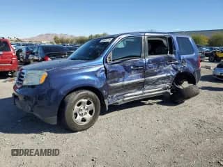 2013 Honda Pilot LX with VIN 5FNYF3H27DB003333, listed as a Copart auction lot 84825735 with 182,410 mi miles and Salvage title. Bid and sale history available at DreamBid. Image 1.