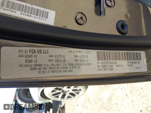 ✅ 2016 Dodge Challenger R/T Plus Shaker • VIN: 2C3CDZBT7GH331942 • Лот: 43543980. Опубликован ранее на IAAI с пробегом 94 649 миль. Бесплатный доступ к архиву аукционных продаж из США и подробный отчёт об истории автомобиля на DreamBid. Изображение 9.