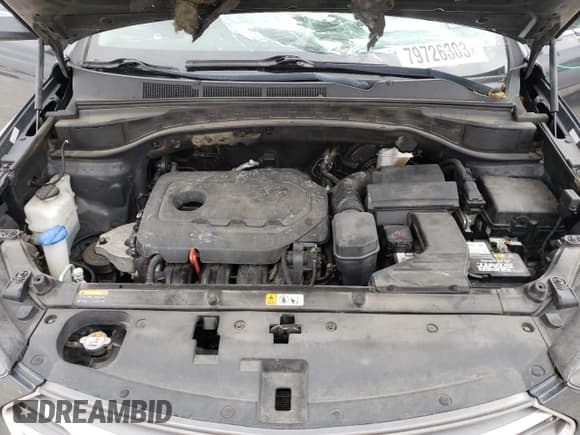 ✅ 2017 Hyundai Santa Fe 2.4L • VIN: 5XYZU3LB3HG446126 • Лот: 79726303. Опубликован ранее на Copart с пробегом 59 741 миль. Бесплатный доступ к архиву аукционных продаж из США и подробный отчёт об истории автомобиля на DreamBid. Изображение 12.