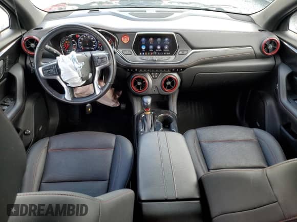 2021 Chevrolet Blazer RS с VIN 3GNKBERS5MS529079, выставлен на аукционе Copart как лот 61943485 с пробегом 60 924 миль миль и Списание • Salvage title. История ставок и продаж доступна на DreamBid. Изображение 8.