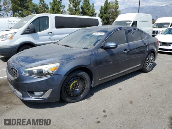 ✅ 2014 Kia Cadenza Premium • VIN: KNALN4D70E5123334 • Лот: 70292344. Опубликован ранее на Copart с пробегом Не указан. Бесплатный доступ к архиву аукционных продаж из США и подробный отчёт об истории автомобиля на DreamBid. Изображение 1.