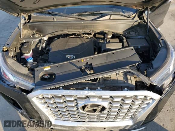 2021 Hyundai Palisade SEL with VIN KM8R44HE1MU318691, listed as a Copart auction lot 66522444 with 61,996 mi miles and Salvage title. Bid and sale history available at DreamBid. Image 13.